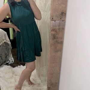 Elings Green Sleeveless Dress size medium